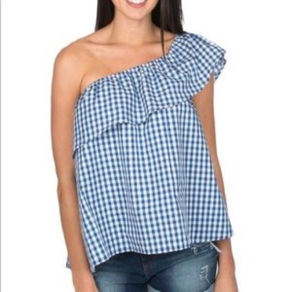 Lauren James Reagan Ruffle Top